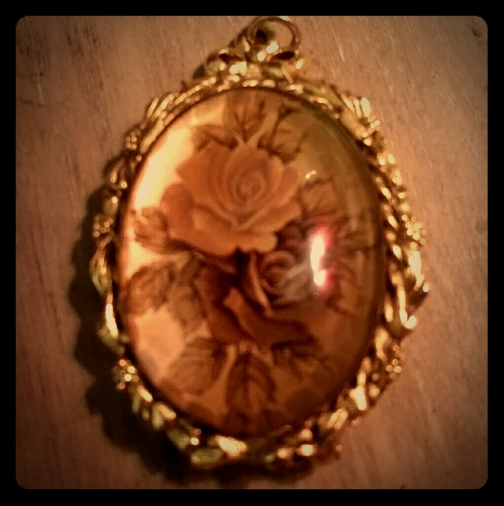 Vintage Max Factor perfume locket